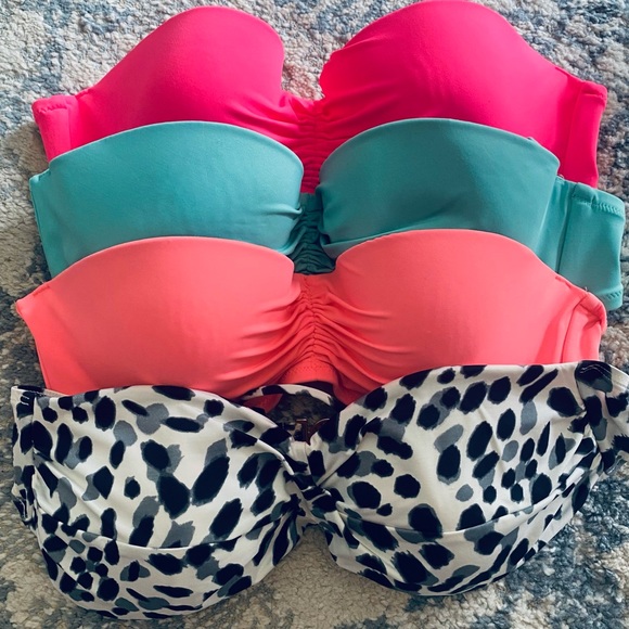 FourVictoria’s Secret Bandeau swimsuit tops 36C - Picture 1 of 1